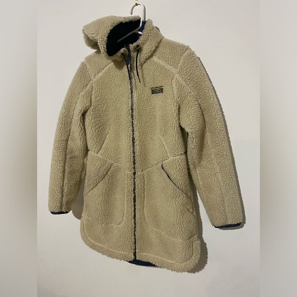 L.L Bean Fleece Hooded Jacket